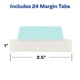 thumbnail image 3 of Margin Ultra Tabs Avery, 24 pestañas reposicionables, 2,5 x 1 cm, 3 of 9