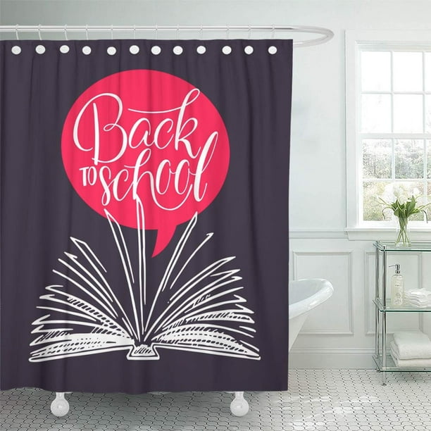 KSADK Pink Book Back to School Ink Calligraphy and Doodles Chalkboard