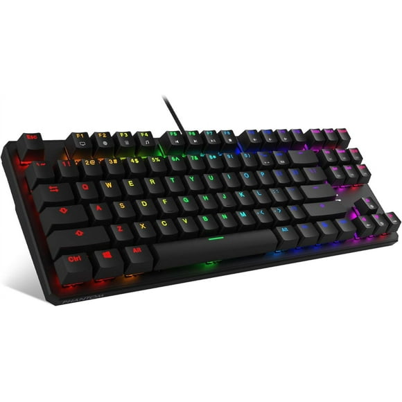 Mechanical Keyboard Full Size, Cherry MX Switches Integrated for Gaming and Professional Use