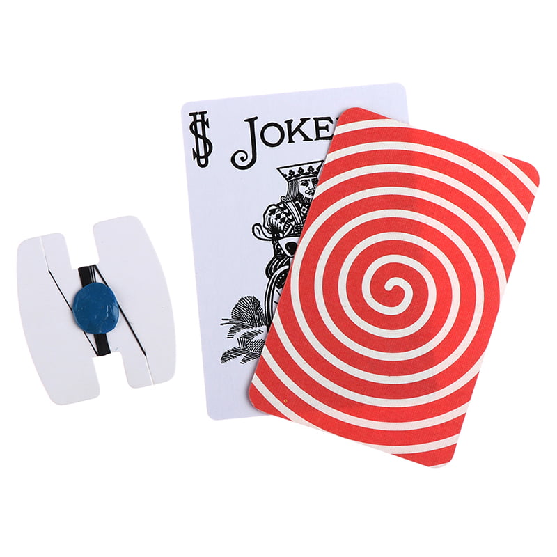 Floating Poker Card Hummingbird UFO Cards Stage Street Close-Up Magic Tricks  FJ 