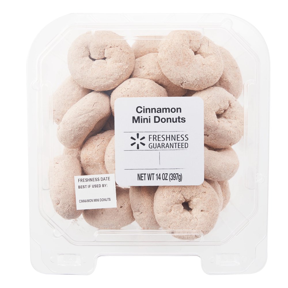 Freshness Guaranteed Cinnamon Mini Donuts, 14 oz, 21 Count Walmart