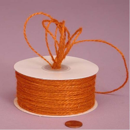 Orange Jute Twine, 2mm X 100Yd