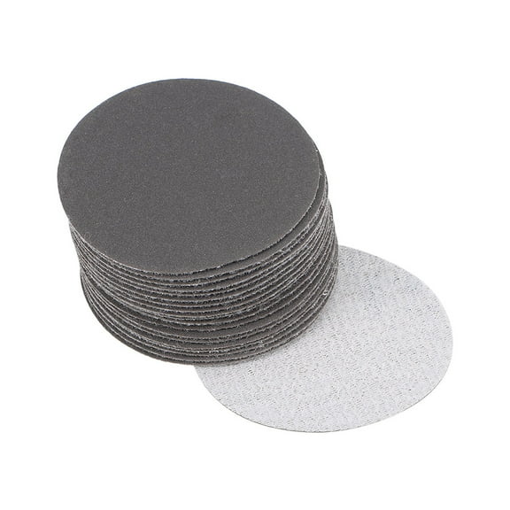 Uxcell 2inch Wet Dry Sanding Discs 600 Grit Hook and Loop Sanding Disc Silicon Carbide Sandpaper 20pcs