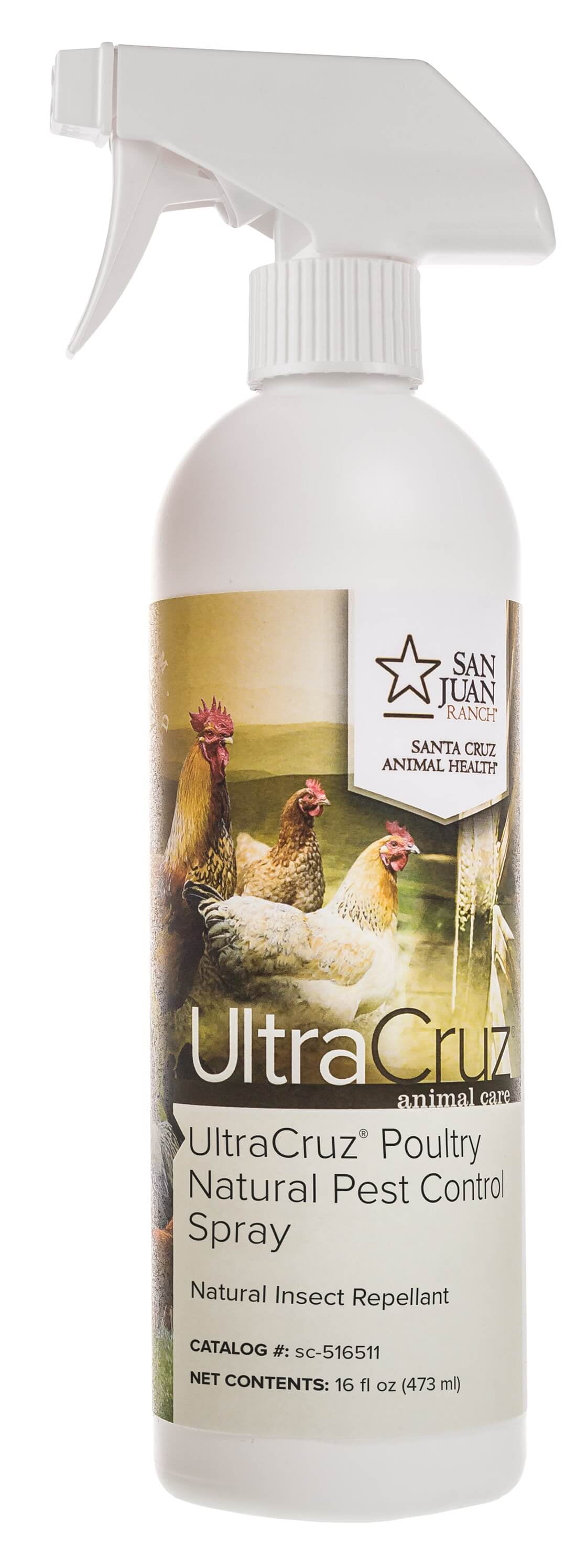 UltraCruz Poultry Natural Pest Control Spray, 16 oz