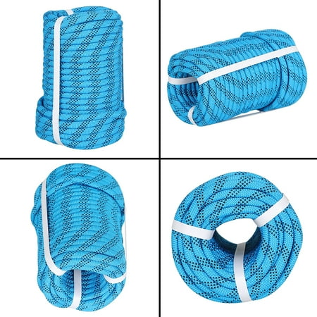 

hostic 3/8 Inch 100 Feet Braided Rope 3520 LBS High Strength Polyester Rope Tree Work Rope for Swing Camping