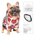 thumbnail image 3 of Haiem Realistic Maple Leaf for Winter Dog Hoodie Sweatshirts with Pockets Warm Dog Clothes for Small Dogs Chihuahua-Medium, 3 of 7