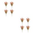 thumbnail image 4 of Flores artificiales Injueey 4 piezas realistas de otoño ecológicas, 4 of 6