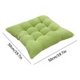 thumbnail image 3 of Chair Cushion 19.69x19.69in,Comfort Gel Memory Foam Seat Pad for Office Chair,Car,Dining, Wheelchair,Pain Relief for Tailbone & Back, Non-Slip Bottom, Washable Cover, Home & Office Ergonomics Green, 3 of 5