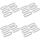 thumbnail image 1 of Anillo de Tarta Ovalado 24 Piezas Molde Perforado de Acero Inoxidable Anillo Mousse Molde de Mousse para Decorar Pasteles de Postre Francés Utensilios para Hornear, 1 of 5