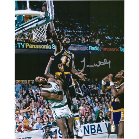 James Worthy Los Angeles Lakers Autographed 8" x 10" 1984 NBA Finals Dunk Photograph - Fanatics Authentic Certified