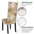 thumbnail image 6 of ZICANCN White Vintage Flower Chair Protectors Seat Covers , Dining Chair Slipcovers 1 Piece for Dining Room Hotel Kitchen, 6 of 8