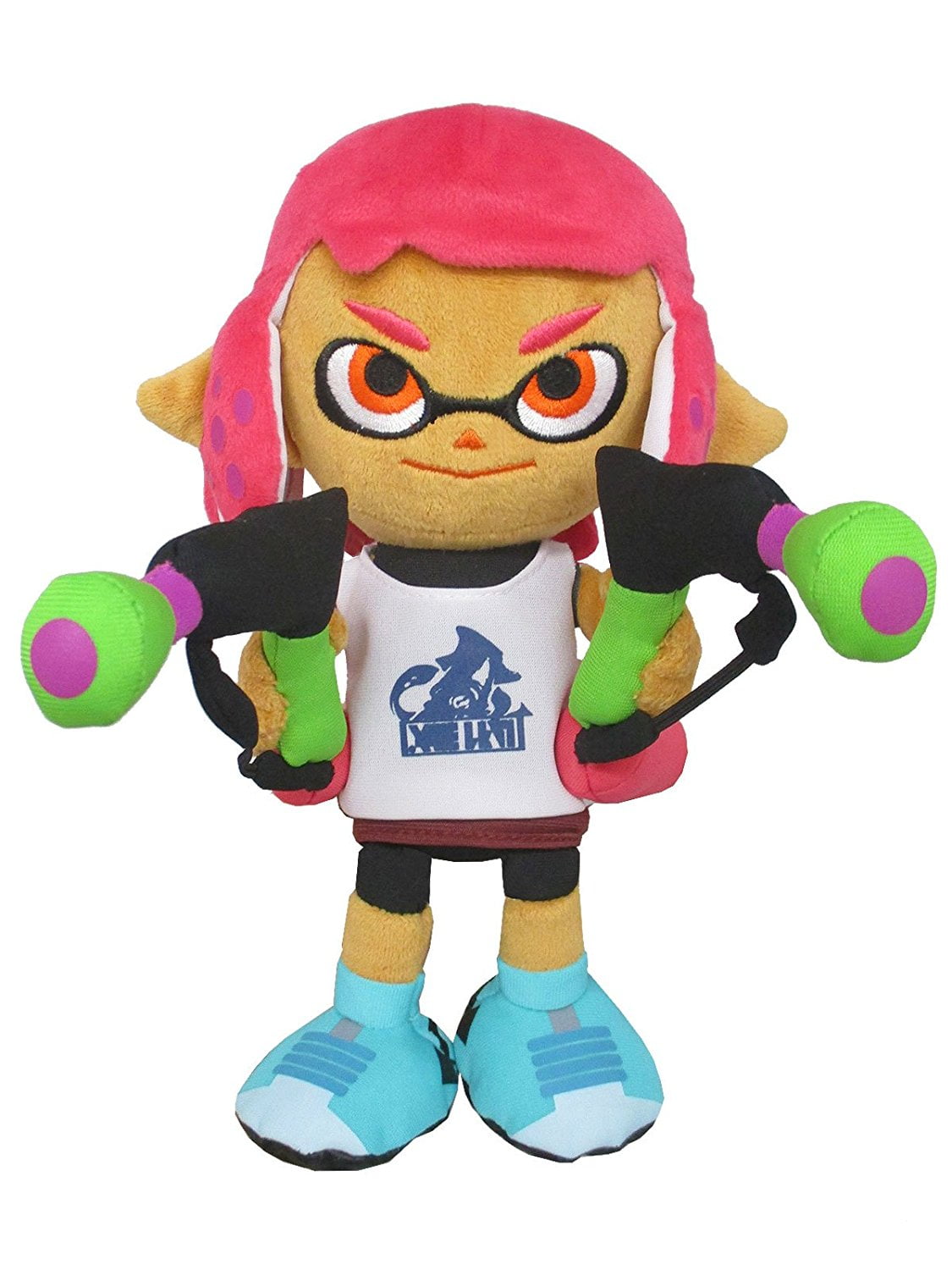 Splatoon 2 All Star Collection Plush: SP26: 9.5" Inkling Girl (Neon Pink) -  Walmart.com
