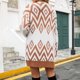 thumbnail image 4 of Gibobby Cárdigan mujer Cárdigan para mujer 2023 con frente abierto de gran tamaño suéteres ligeros con cuello en V holgados de punto(Marrón,XG), 4 of 5