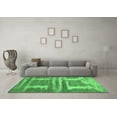 thumbnail image 3 of Ahgly Company Indoor Rectangle Oriental Emerald Green Industrial Area Rugs, 2' x 4', 3 of 4