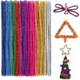 thumbnail image 1 of 100 piezas de limpiadores de pipas, 10 colores, tallos de chenilla para manualidades, decoraciones, proyectos escolares creativos, 1 of 5