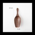 thumbnail image 2 of Cuchara de Madera Maciza para Granos de Café, Pala de Madera Entera de Nogal Negro, Cuchara para Excavar Granos de Café, Pala de Té, Pala de Madera, 2 of 5