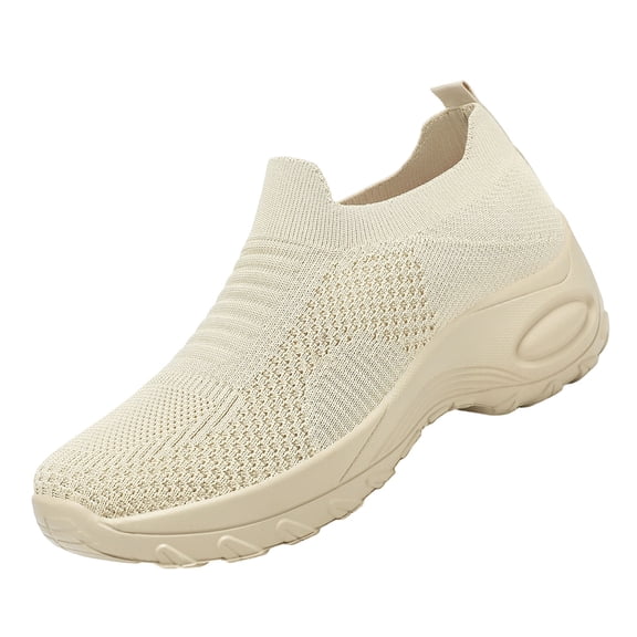 Womens Slip on Walking Shoes Comfort Lightweight Breathable Sock Shoe Non-Slip Mesh Casual Fashion Tennis Running Sneakers, 41