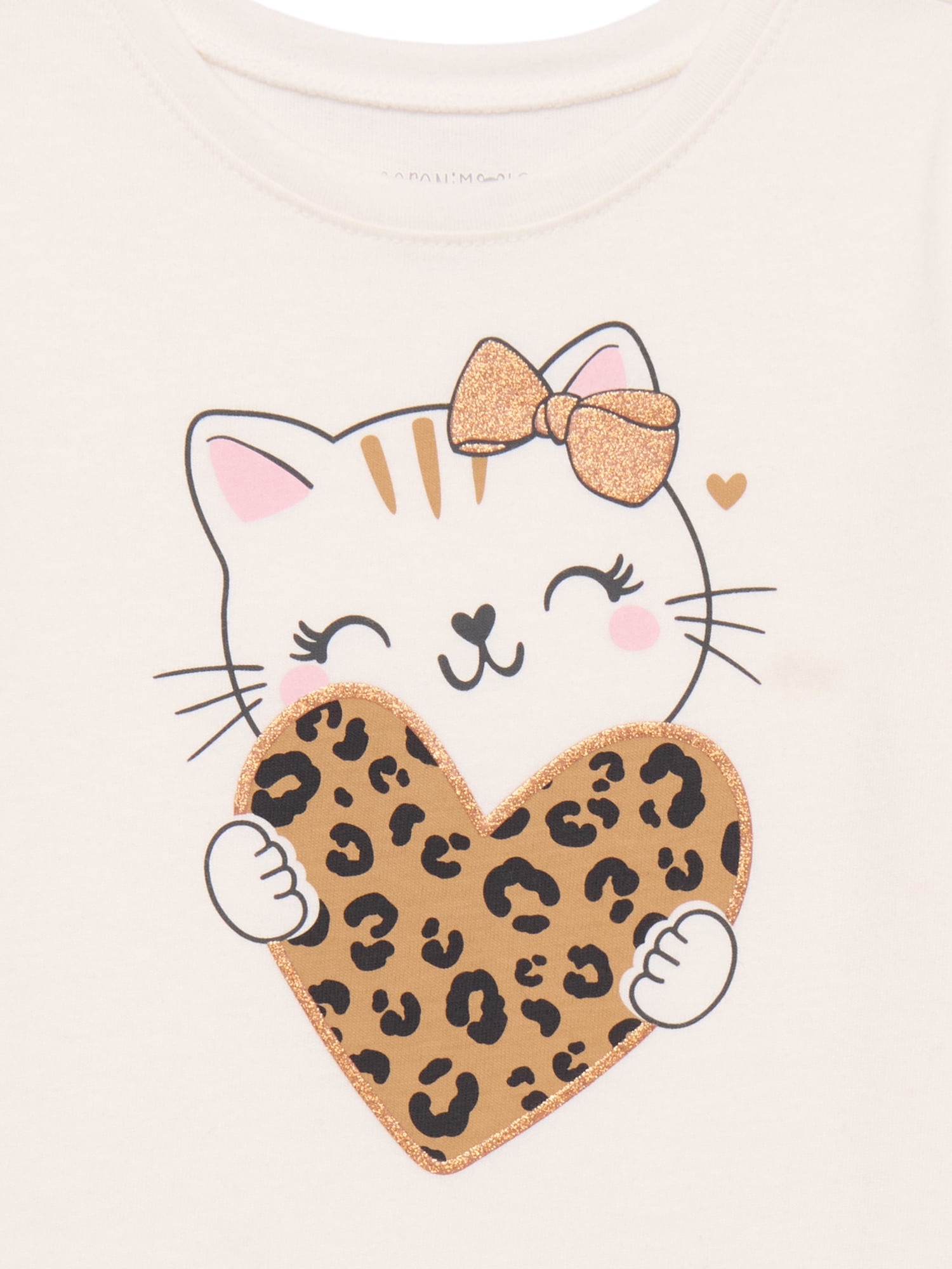Garanimals Toddler Girl Short Sleeve Graphic T-Shirt, Sizes 18M-5T