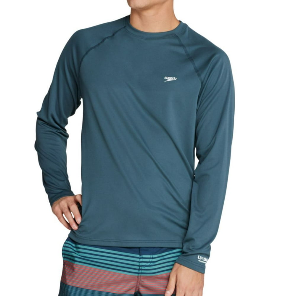 Speedo Men's Speedo 7748221 Easy Regular Fit Long Sleeve Swim Shirt