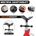 thumbnail image 2 of Heavy Duty V-Head Pipe Jack Stand – Adjustable Height 28-52in, 2500 lbs Capacity, Folding Legs, Non-Slip Base, Stable Pipe Support for Welding, Threading, Pipe Cutting, Automotive Repair, 2 of 7