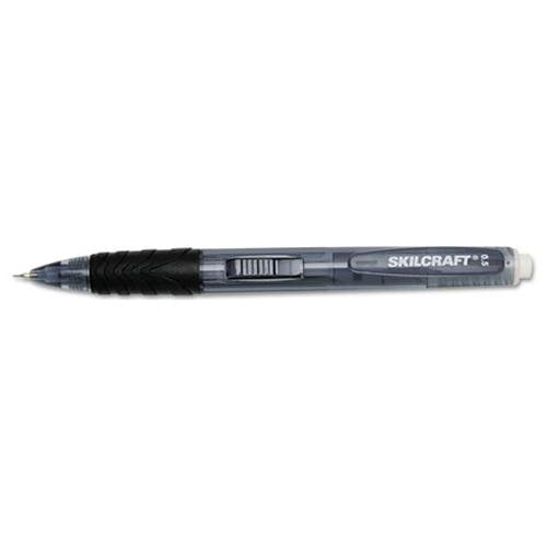Skilcraft Mechanical Pencils, .5mm, Fine Pt, HB No. 2, 6/BX, BE Barrel