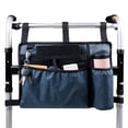 thumbnail image 1 of Walker Bag Walker Organizer Pouch Attachments Bags With Cup Holder Large Capacity Accessory Basket Provides Hands Free Storage For Wheelchair Rollator, 1 of 7
