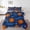 Navy 02, variant on Erosebridal 3D Football Print Queen Comforter Set, Blue Orange Cartoon Bedding Comforter Set, 3pcs