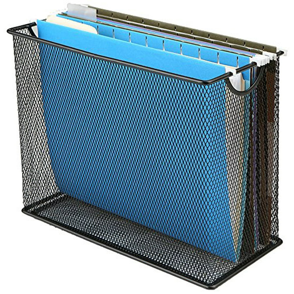 Pro Space File Holder Organizer Wire Mesh Storage Box/Basket for