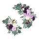 thumbnail image 5 of 2 piezas de flores de arco de boda, rosas artificiales, guirnalda de hojas verdes de granja D, 5 of 9