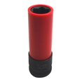 thumbnail image 1 of Llave de vaso universal para quitar tuercas de seguridad de rueda de 17 mm para herramientas de reparación de llaves de la serie S, color rojo, 1 of 5