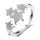 thumbnail image 4 of XWSHYW Anillos Nuevo Moda J-Oker Estrella de Cinco Puntas Pequeña Estrella Taladro, 4 of 6