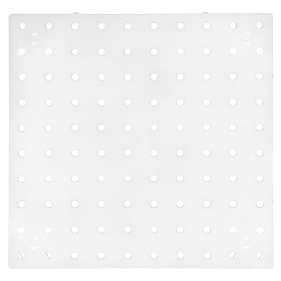 WHAMVOX  Garage Pegboard Tool Organizer Panel Boards Hooks Storage White