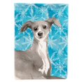 thumbnail image 1 of Bandera de jardín decorativa de invierno de galgo italiano Caroline's Treasures BB9457GF tamaño, 1 of 1