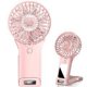 thumbnail image 2 of Ventilador portátil QQT Mini con batería portátil de 20 horas con espejo rosa, 2 of 3
