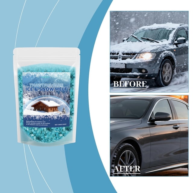 Snow & Ice Products Winter Melting Agent Blue Particles