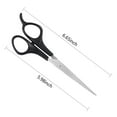 thumbnail image 2 of Aooba Professional Hair Scissors Cutting Shears, Black Stainless Steel Barber Shears, Hair Cutting Tools for Kids Men Women, 2 of 5