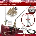 thumbnail image 1 of American Shifter  4L80E Shifter Kit Chrome 23 in. E Brake Cable Clamp Trim Kit Dipstick for F45FA, 1 of 1