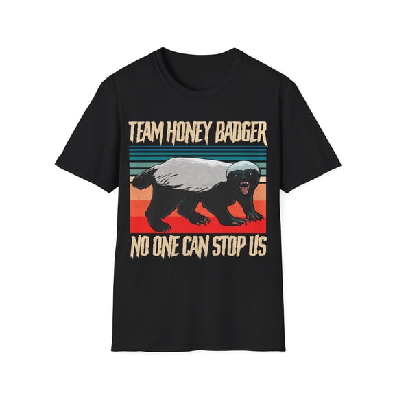 Sunset Honey Badger Team We Take What We Want Novelty Unisex T-Shirt