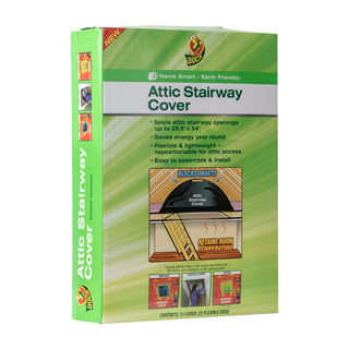 Attic Stairs Insulation Cover 25x54x11In for Pull Down Stairs, Reflective  Radiant Barrier Reflects 95% of Radiant Heat 