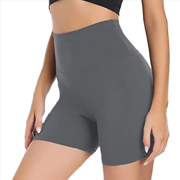 Braguitas Moldeadoras de Cintura Alta para Control de Abdomen, Fajas para Mujer, Shorts de Control de Abdomen Gris Oscuro XXL