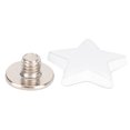 thumbnail image 4 of 50 Unidades estrella Remaches Stud tornillo aleación de zinc Bolsas ropa Zapatos cinturones DIY plana botón 12mm, 4 of 8