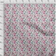 thumbnail image 4 of oneOone Cotton Silk White Fabric Florals Diy Clothing Quilting Fabric Print Fabric By Yard 42 Inch Wide, 4 of 4