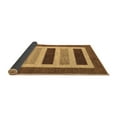 thumbnail image 2 of Ahgly Company Indoor Square Abstract Brown Contemporary Area Rugs, 8' Square, 2 of 4