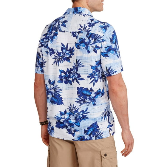 George - Tall Men's Rayon Hawaiian Shirt - Walmart.com
