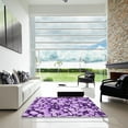 thumbnail image 6 of Ahgly Company Indoor Rectangle Patterned Violet Purple Area Rugs, 4' x 6', 6 of 6