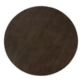 thumbnail image 3 of Pemberly Row 24" Solid Mango Wood Round End Table in Dark Brown Finish, 3 of 7