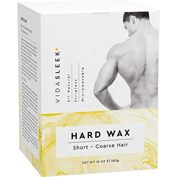 Full Body Hard Wax: For Short, Coarse Hairs - Men & Women (10 oz) -  