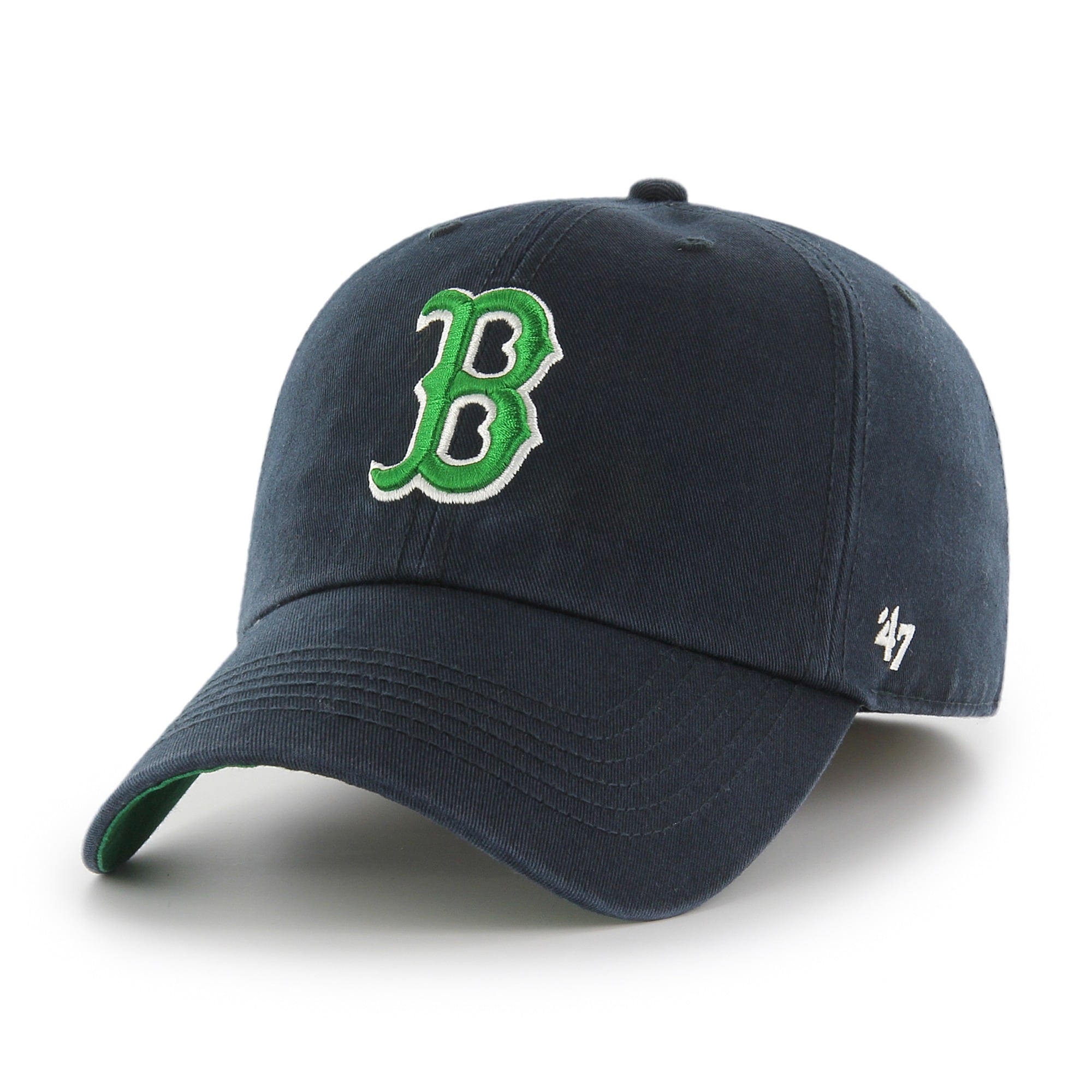 black and green red sox hat