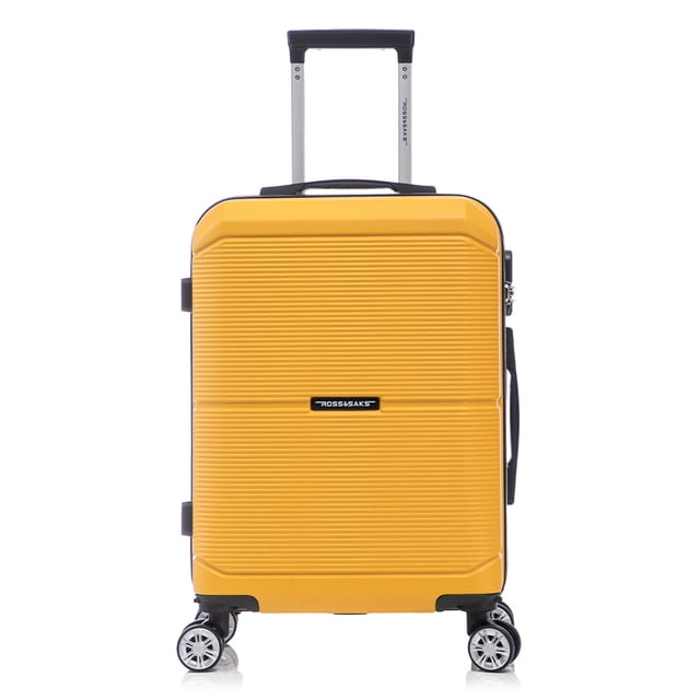 Maleta de Mano Viaje Rígida con Ruedas 10kg Ross & Sacks Amarilla