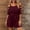 #004-Wine, variant on Womens Plus Size Jumpsuit Short Cold Shoulder Off Shoulder Tie Side Pocket Solid Soft Stretchy Breathable Casual Romper for Summer Gift